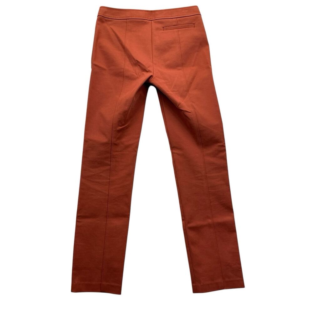 Tory Burch Zip Pocket Dress Pants Women’s Size 2 Burnt Orange - Picture 6 of 14